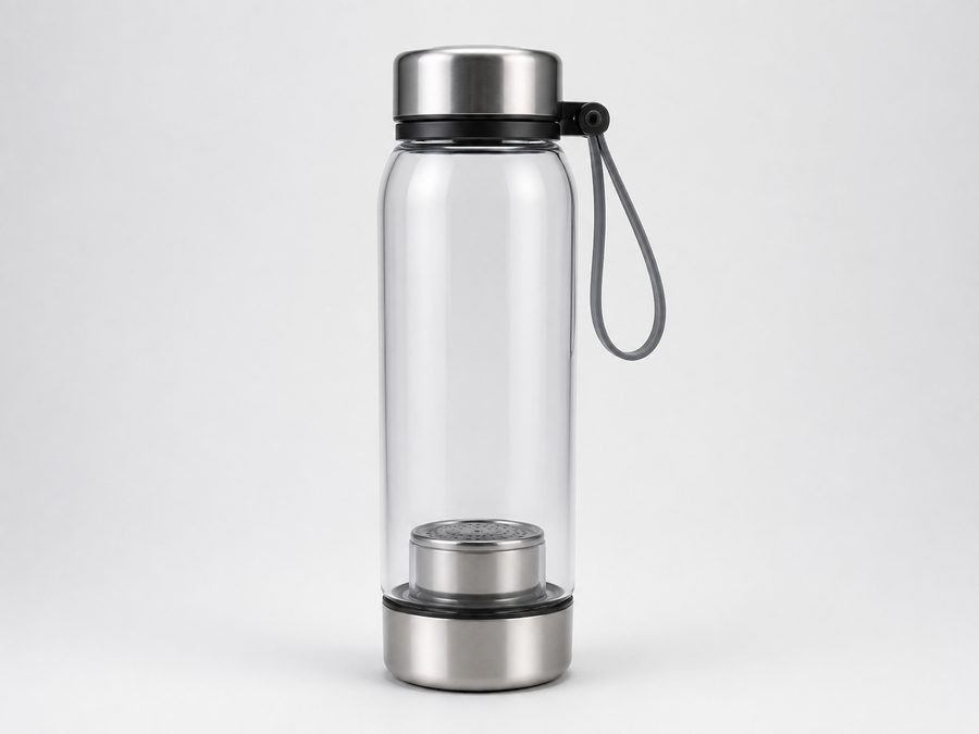 Battery water bottle